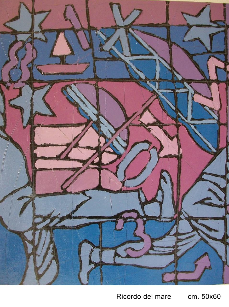 Ricordo del mare, olio, 50×60 cm, di Basil